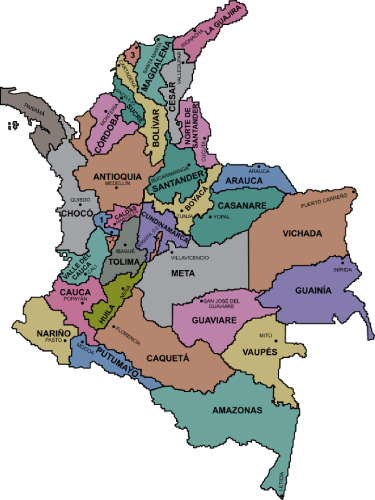 Mapa de Colombia