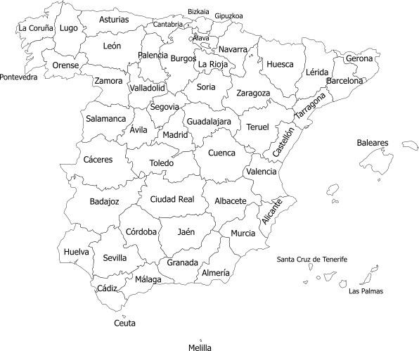 Mapa de España