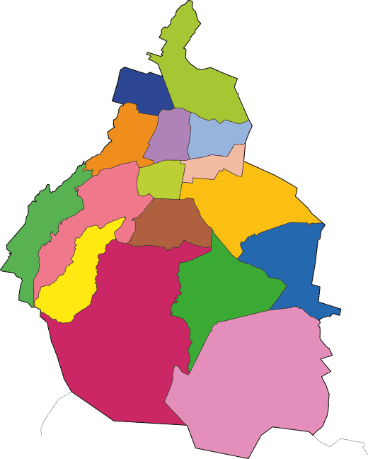 mapa de la Ciudad de México