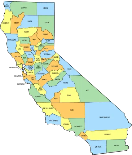 Mapa de California