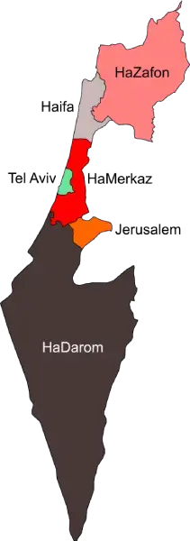 Mapa de Israel