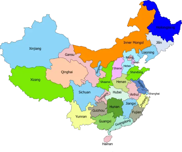 Mapa de China
