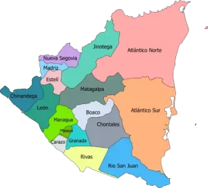 Mapa de Nicaragua