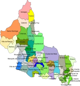 Mapa de San Luis Potosí