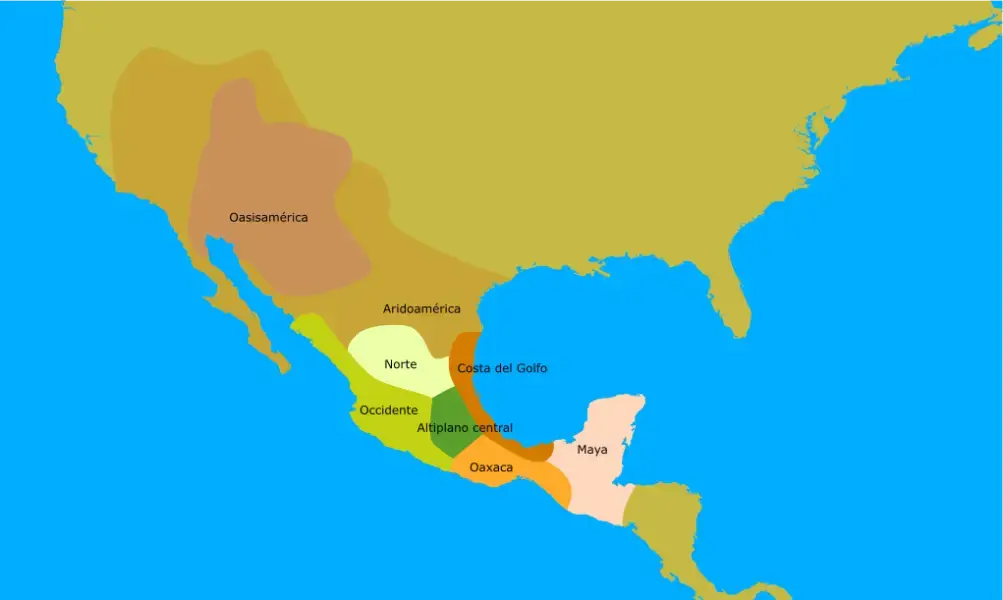 Mapa de Mesoamérica