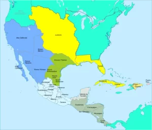 Mapa de Nueva España