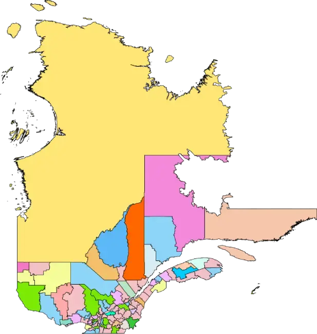Mapa de Québec