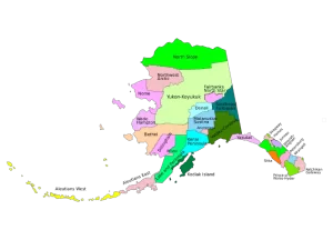 Mapa de Alaska