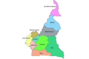Mapa de Camerún