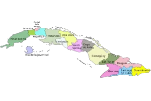 Mapa de Cuba