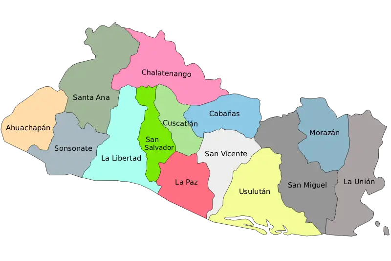 Mapa de El Salvador